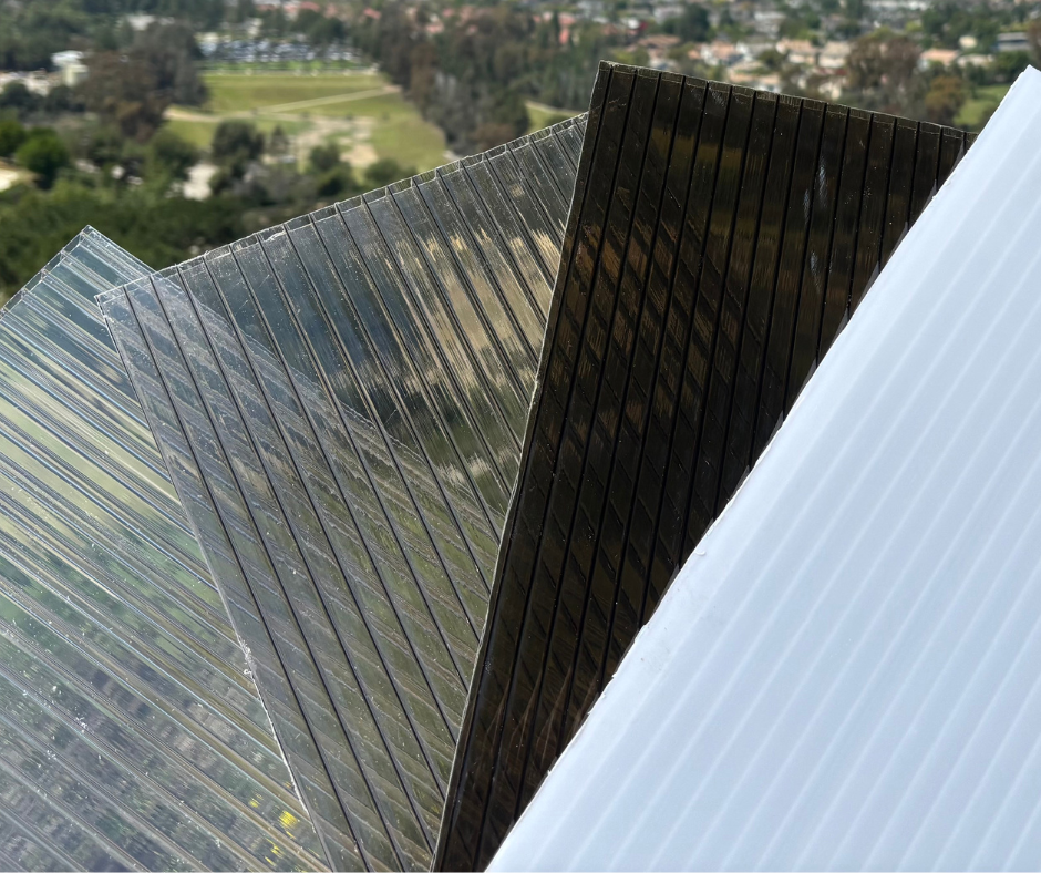 Discover the Difference in Colors of 5/16 in (8 mm) Twin- Wall Polycarbonate Panels