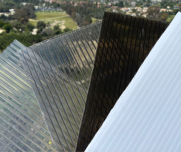 Discover the Difference in Colors of 5/16 in (8 mm) Twin- Wall Polycarbonate Panels