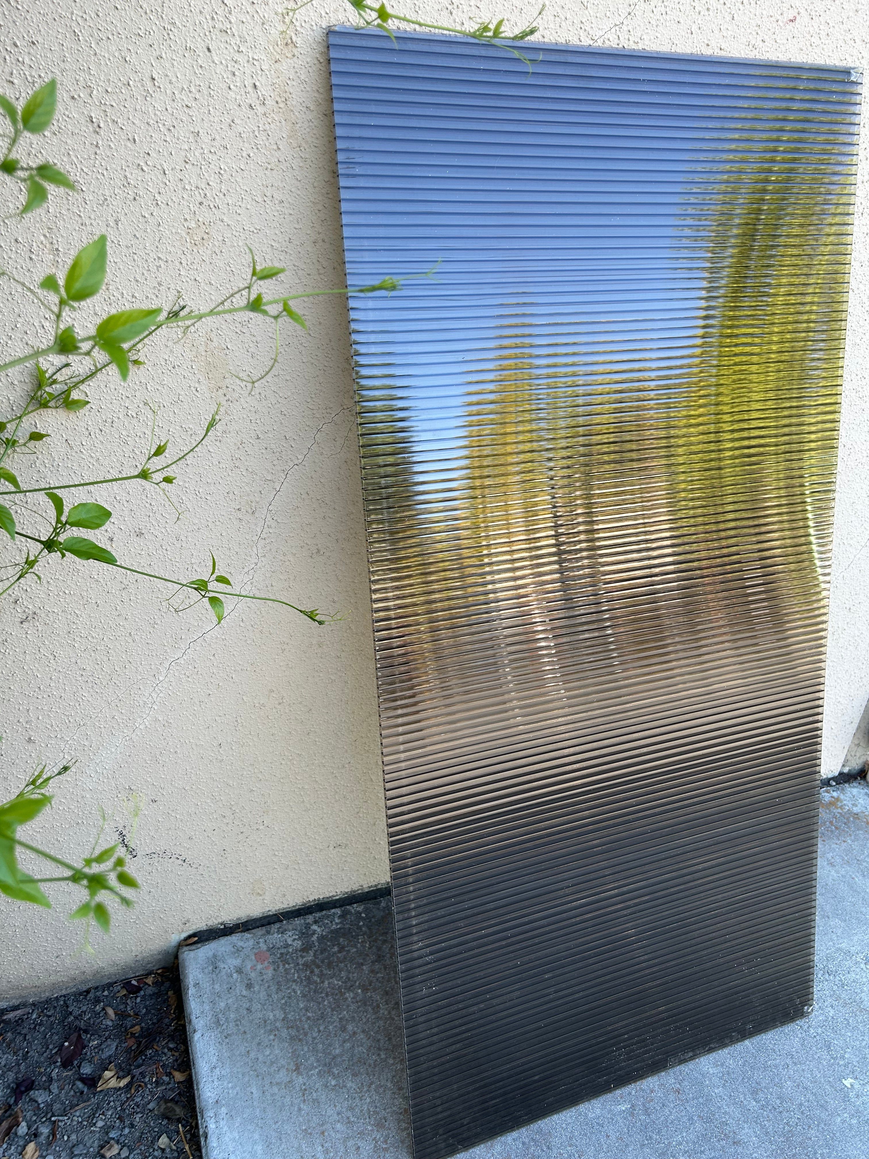 5/16  in. (8 mm) 48 in. x 96 in. Polycarbonate Bronze twin-wall hollow sheet