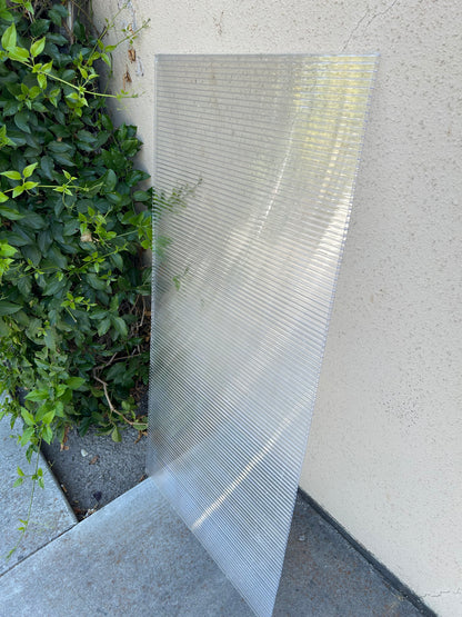 5/16  in. (8 mm) 48 in. x 144 in. Polycarbonate Clear twin-wall hollow sheet