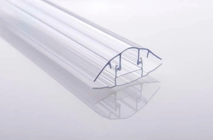 5/16 in. (8 mm) 240 in. Polycarbonate Clear Snap profile