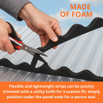 Closure strips - Roma Corrugated polycarbonate panels