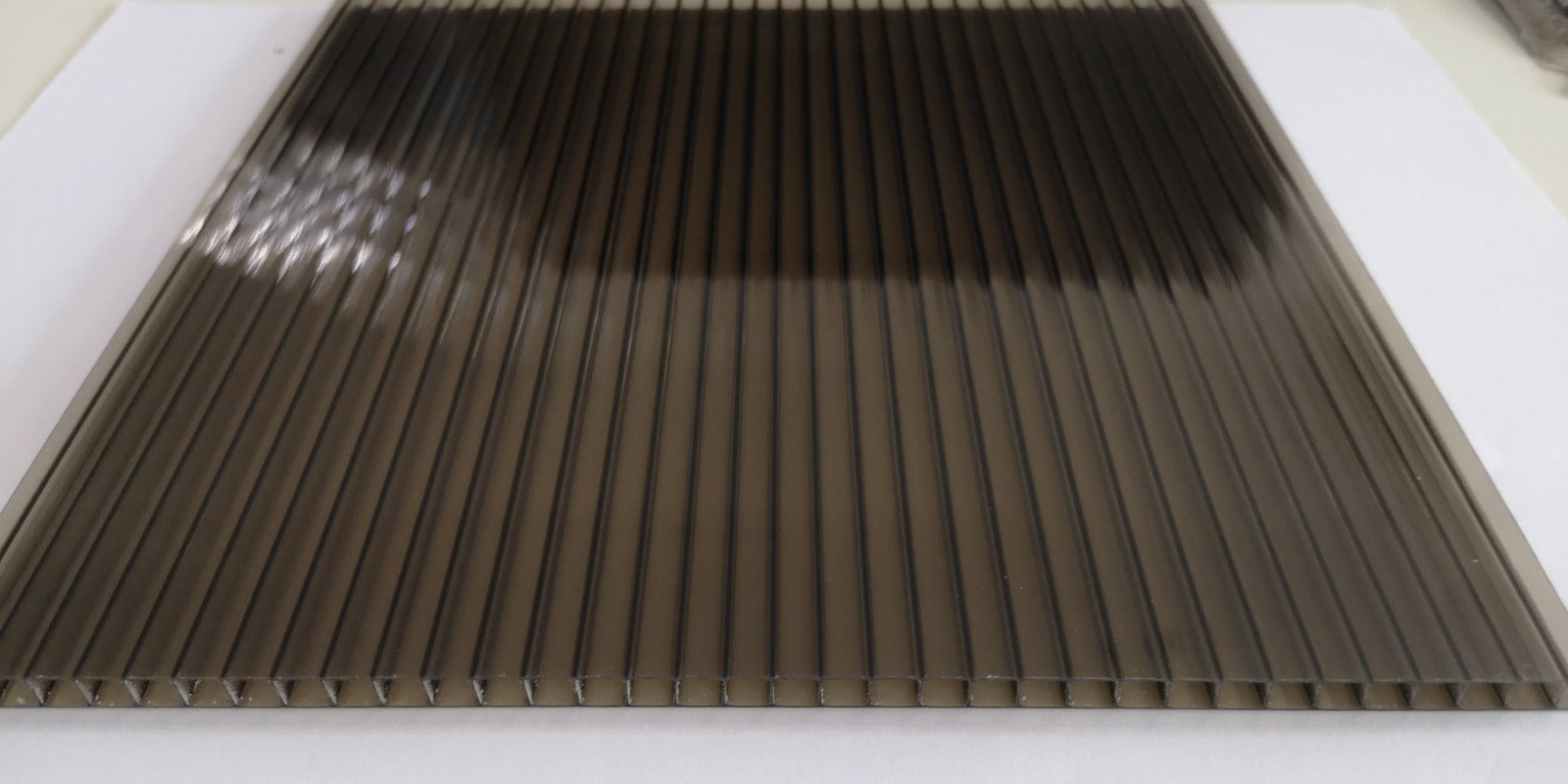 5/16  in. (8 mm) 48 in. x 96 in. Polycarbonate Bronze twin-wall hollow sheet