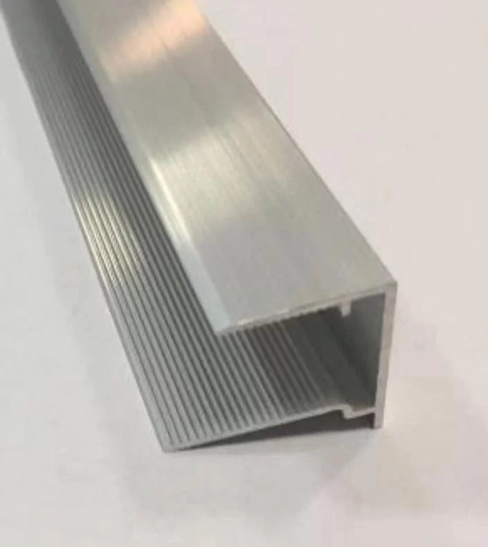 5/16 in. (8 mm) 96 in. Aluminum U cap Profile