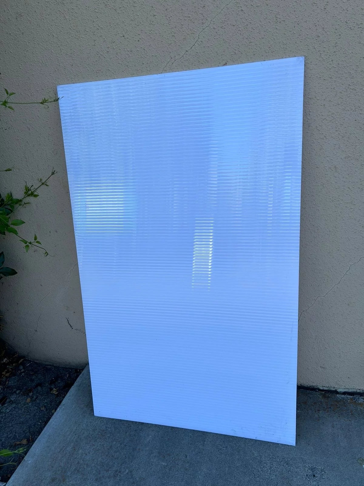 5/16 in. (8 mm) 48 in. x 96 in. Polycarbonate Opal twin-wall hollow sheet