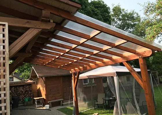 5/16  in. (8 mm) 48 in. x 144 in. Polycarbonate Clear twin-wall hollow sheet