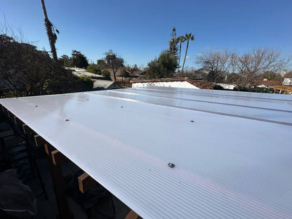 5/16 in. (8 mm) 48 in. x 144 in. Polycarbonate Opal twin-wall hollow sheet