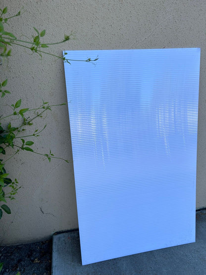 5/16 in. (8 mm) 48 in. x 144 in. Polycarbonate Opal twin-wall hollow sheet