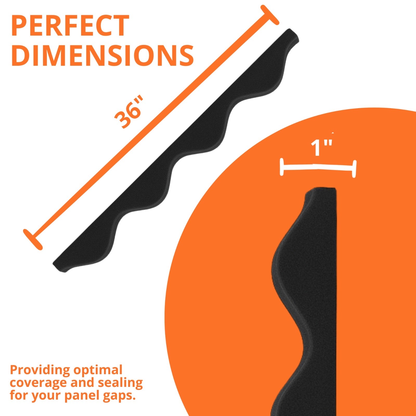 Closure strips - Roma Corrugated polycarbonate panels