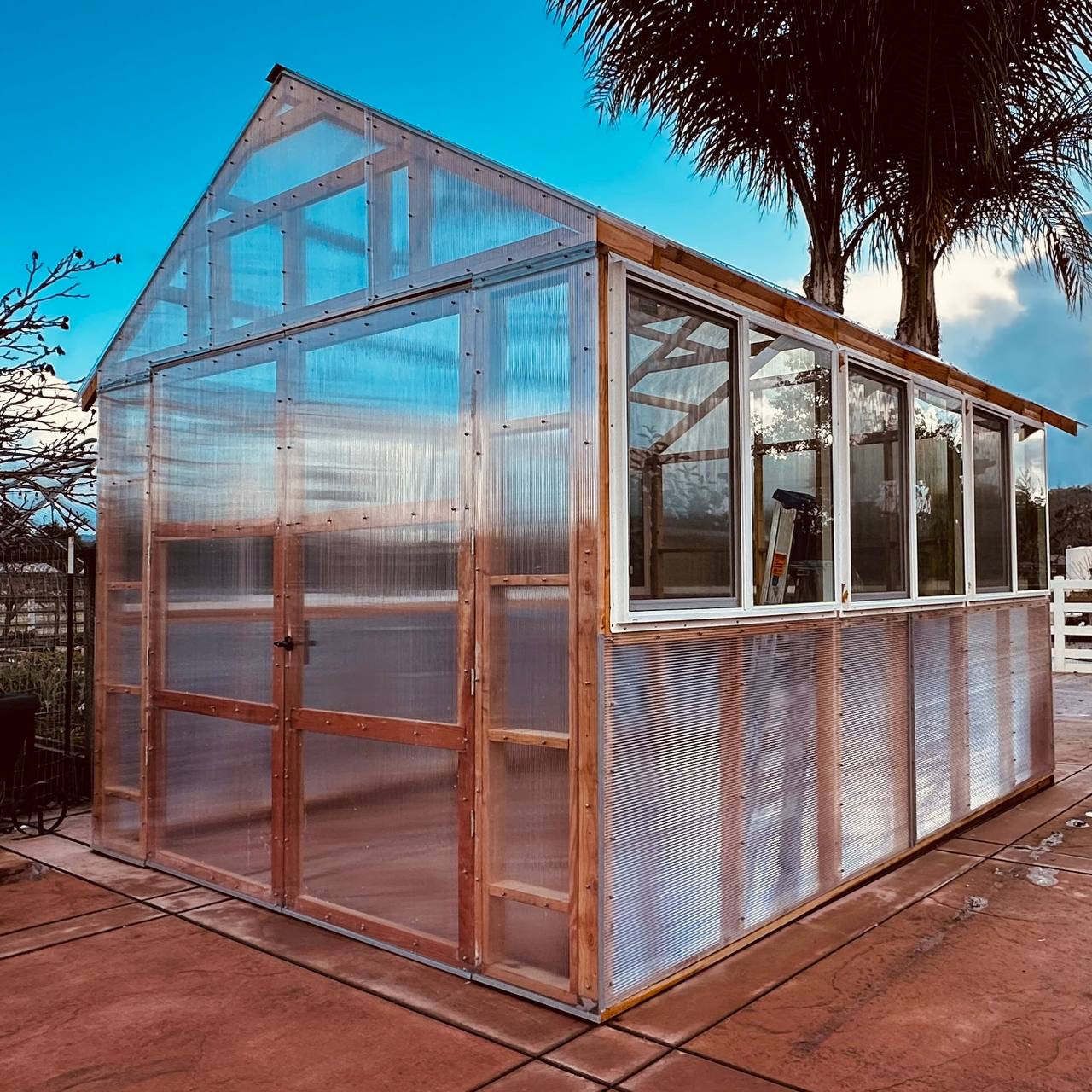 5/16  in. (8 mm) 34.5 in. x 96 in. Polycarbonate Clear twin-wall hollow sheet
