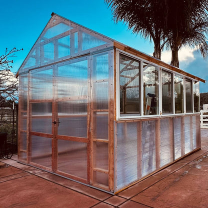 5/16  in. (8 mm) 34.5 in. x 96 in. Polycarbonate Clear twin-wall hollow sheet