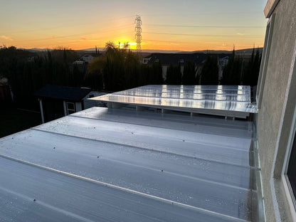 1/4  in. (6 mm) 48 in. x 144 in. Polycarbonate Clear twin-wall hollow sheet