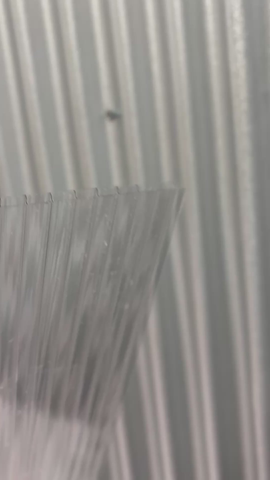 1/4  in. (6 mm) 48 in. x 144 in. Polycarbonate Clear twin-wall hollow sheet