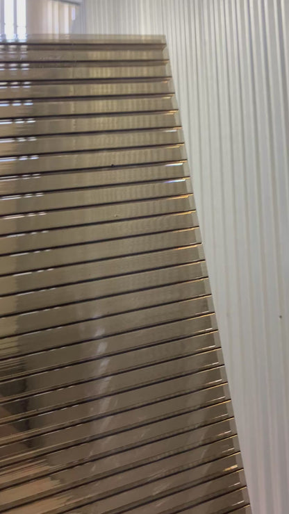 5/16  in. (8 mm) 48 in. x 288 in. Polycarbonate Bronze twin-wall hollow sheet