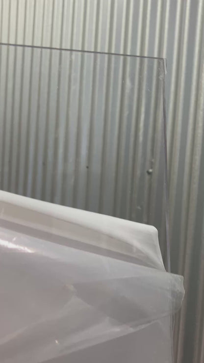 1/4  in. (6 mm) 48 in. x 96 in. Polycarbonate Clear solid sheet